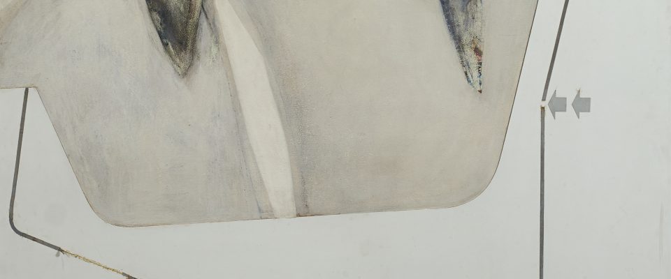 Santiago Tirado Franco (Linares, 1950). Recuerdos del 3 de mayo de 1808 (Primer premio “Ciudad de Linares de 1975, sección óleos). Técnica mixta (óleo-collage sobre tabla), 135x119 cm.